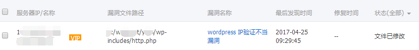 wordpress IP验证不当漏洞